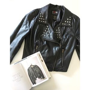 SOLD Signature pleather jacket